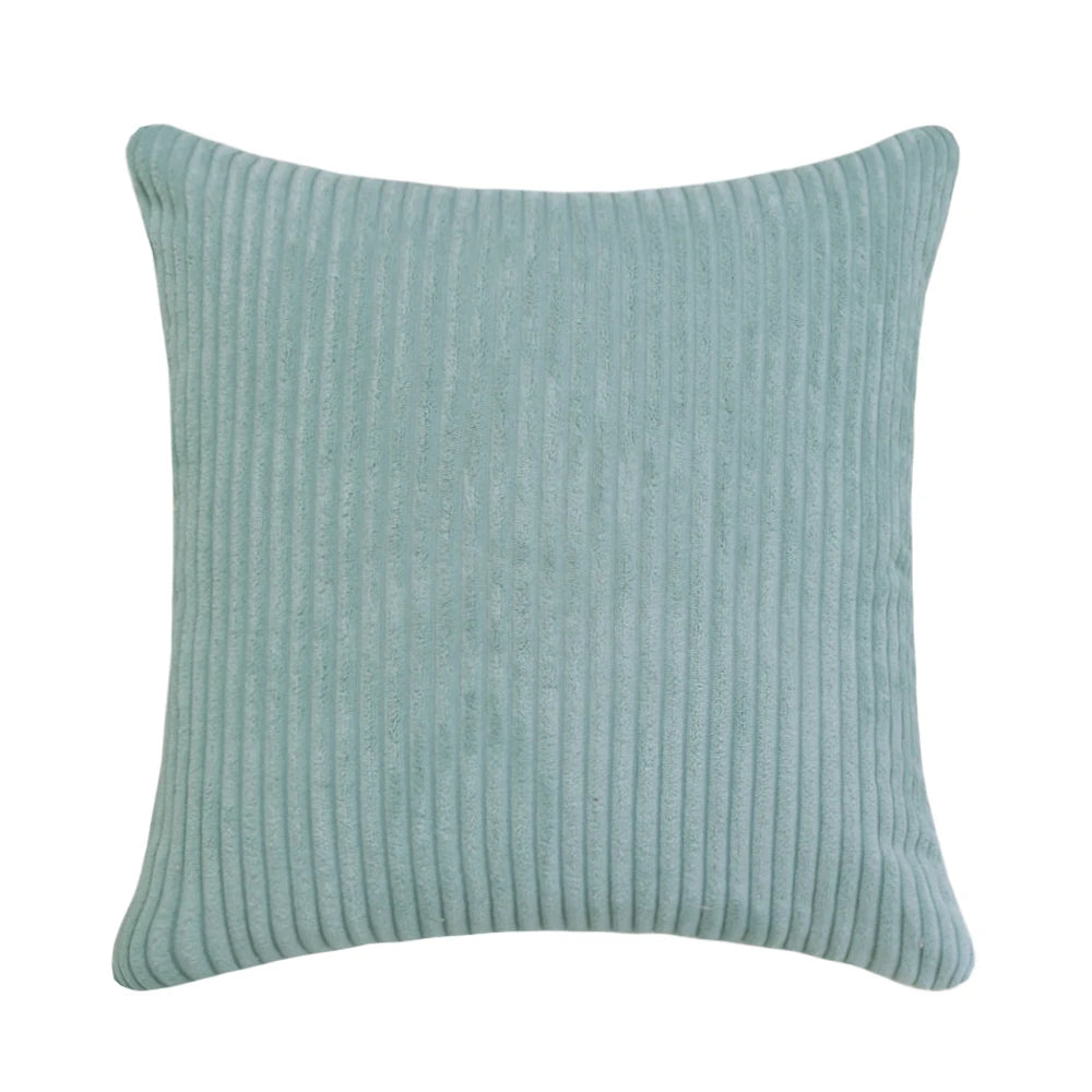 Supersoft Corduroy Cushion Cover Home Decor Pillow Covers Plain Striped Throw Pillow Case for Sofa Bed Living Room Decoration