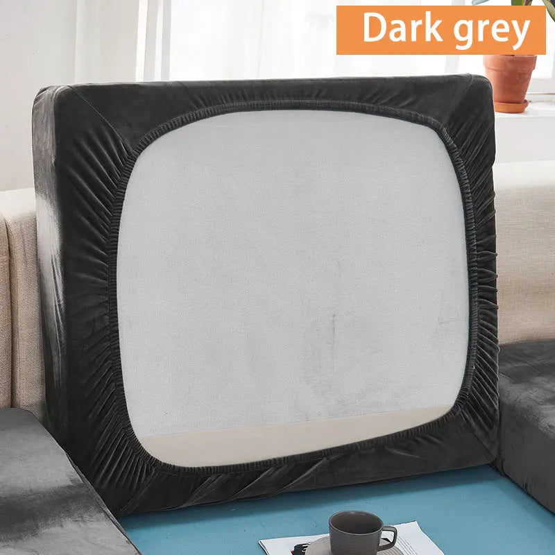 Velvet sofa seat cover cushion cover thick Jacquard solid soft stretch sofa slipcovers funiture protector