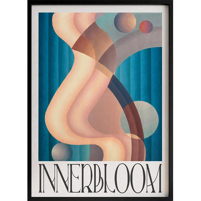 Retro Abstract Dopamine Classic Poster Minimalist Poster High Quality Printing Decoration Painting Home Decoration, Frameless