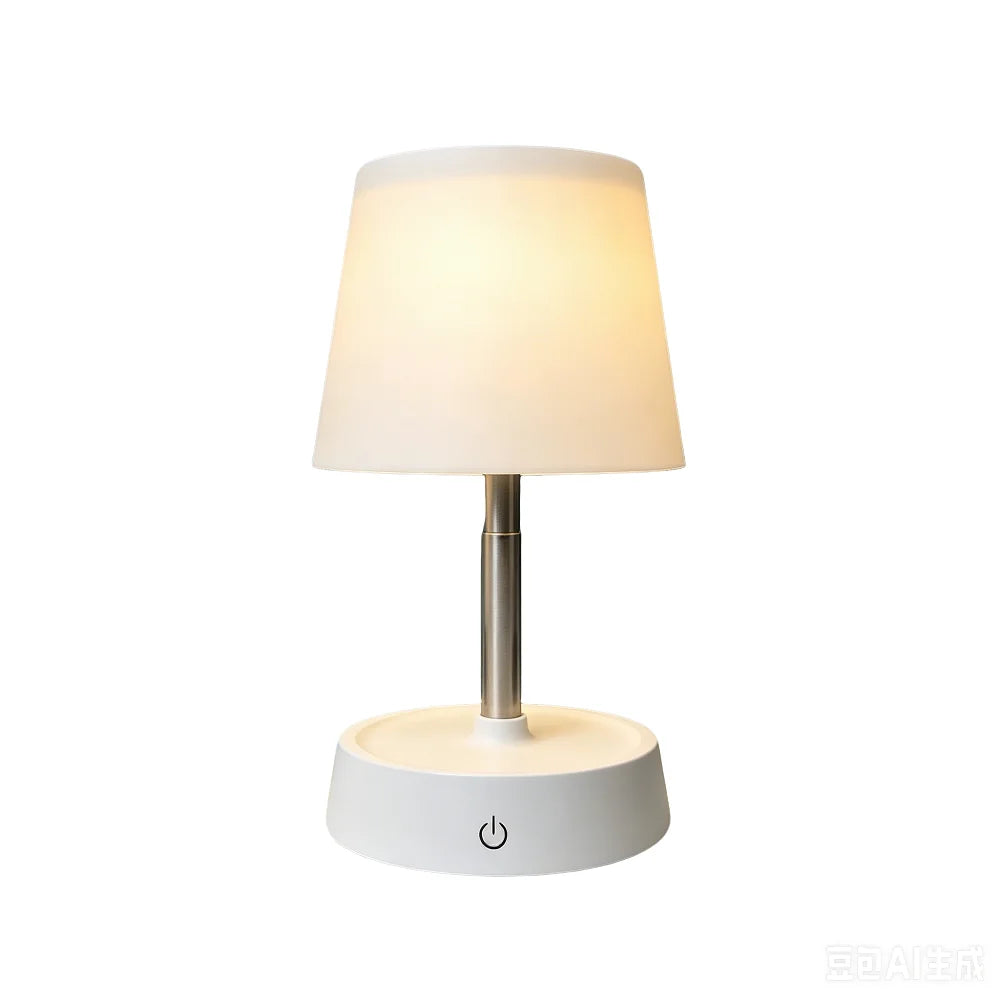 Portable Rechargeable LED Desk Lamp with USB Port, Touch Control Night Light for Bedroom, Camping, Outdoor Use – Modern Mini Tab