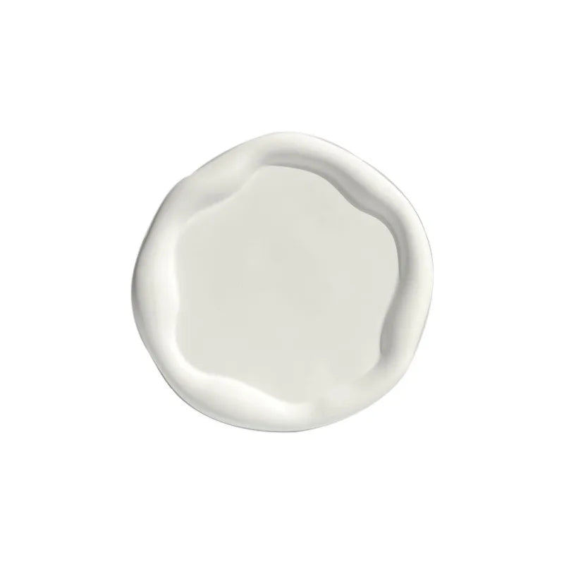 Decorative Prop with Irregular Cloud-shaped Tray Multipurpose Irregular Plaster Tray for Jewelry and Home Decor