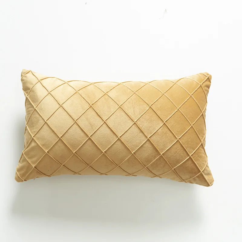 Dutch Velvet Handmade Waist Cushion Cover Ultra Soft Soft Plush Pillowcase Decorative Pillow For Sofa Bedroom Living Room
