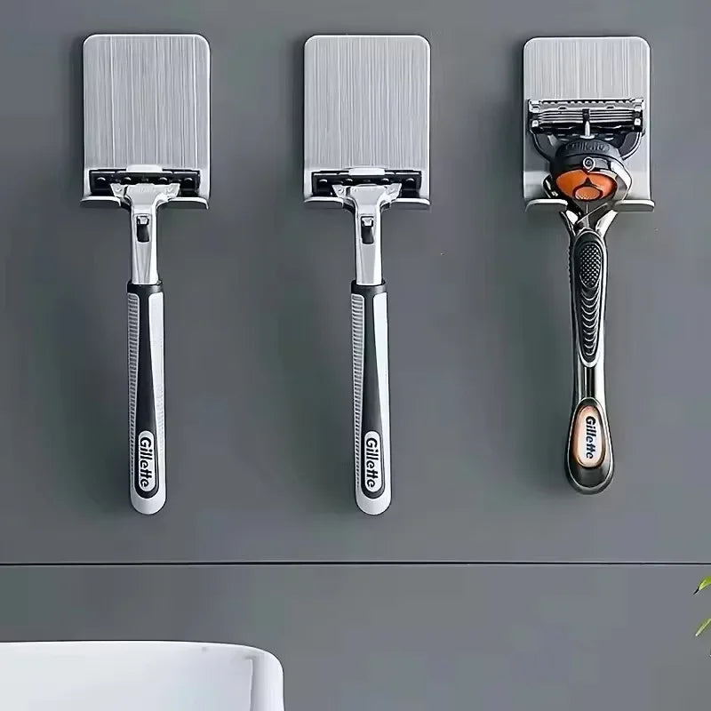 2-Piece Shaver Holder, Men's Shaver Holder, Shaver Holder, Shaver Storage Rack, Bathroom Hook Storage Rack