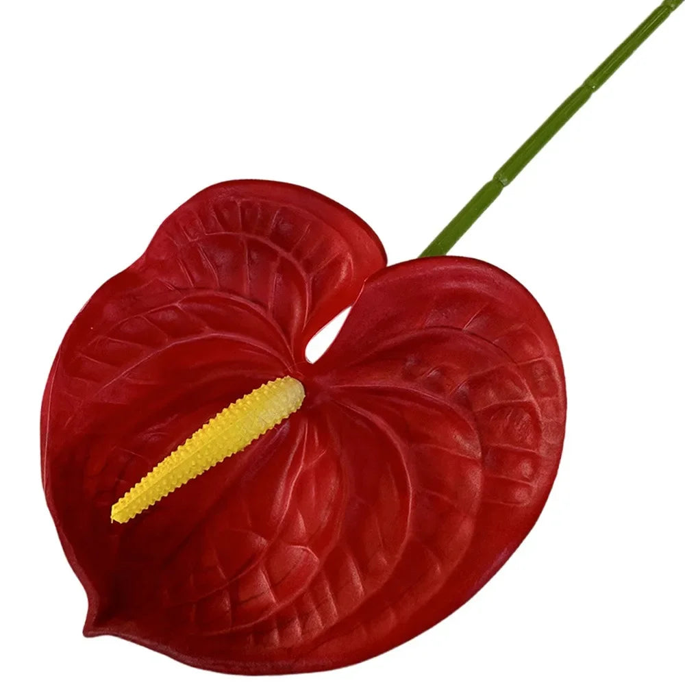 1PC DIY Decoration Artificial Flower New Landscape Long Stem PU Green Plant Artificial Flower Pole Lotus Pod Artificial Lotus
