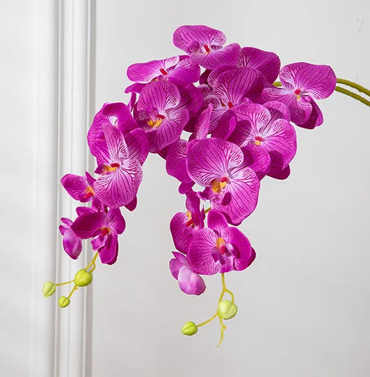 69cm Phalaenopsis Artificial Flower Branches Real Touch Faux Orchid Stems for Floral Arrangement Wedding Party Home Decoration