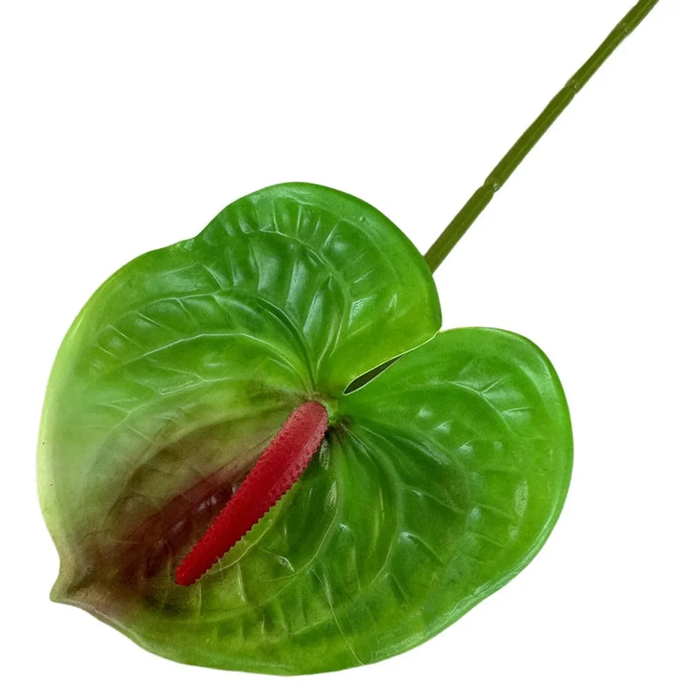 1PC DIY Decoration Artificial Flower New Landscape Long Stem PU Green Plant Artificial Flower Pole Lotus Pod Artificial Lotus