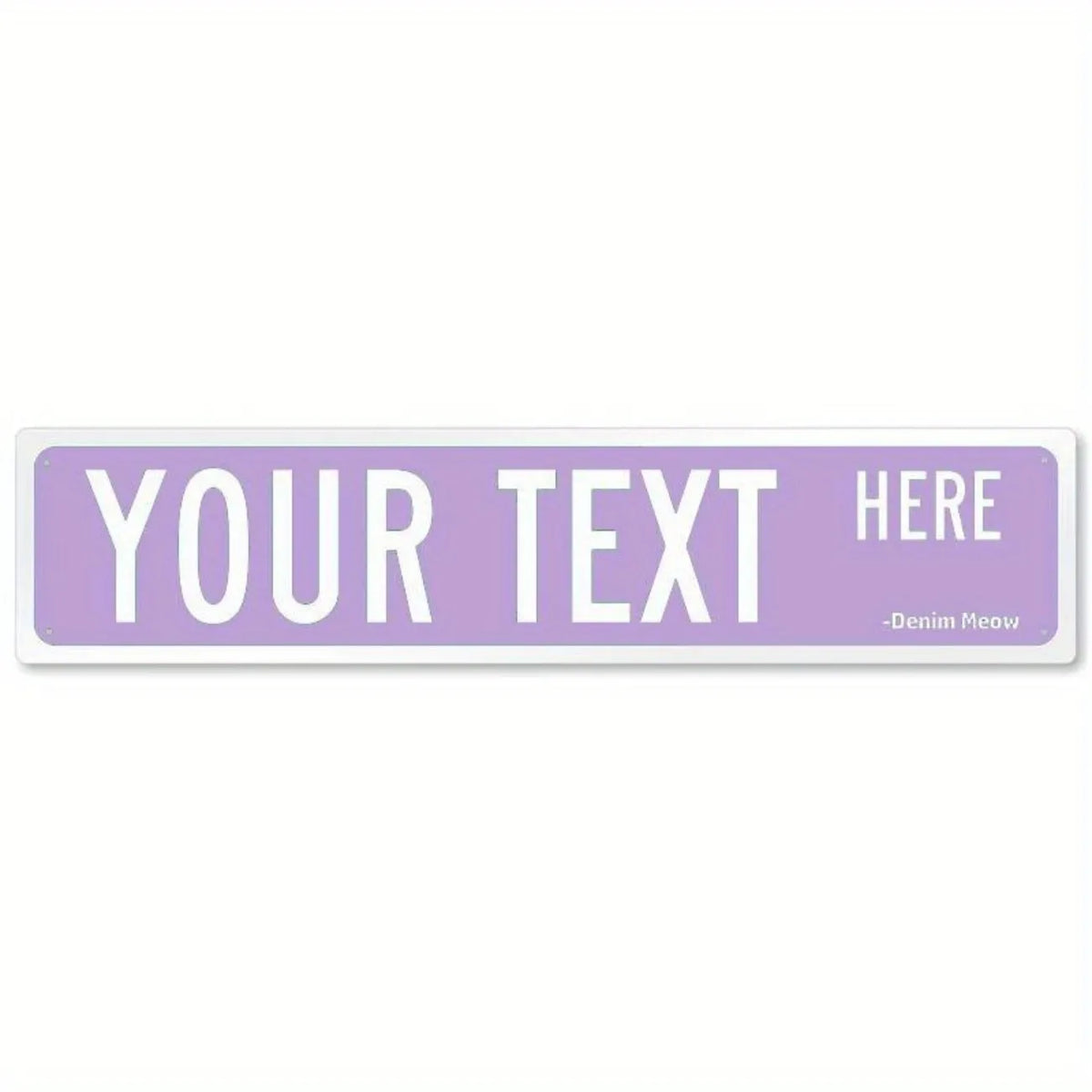 Personalized Metal Sign - Suitable for Offices, Workplaces & Homes, Custom Text, Ideal for Outdoor Decor.