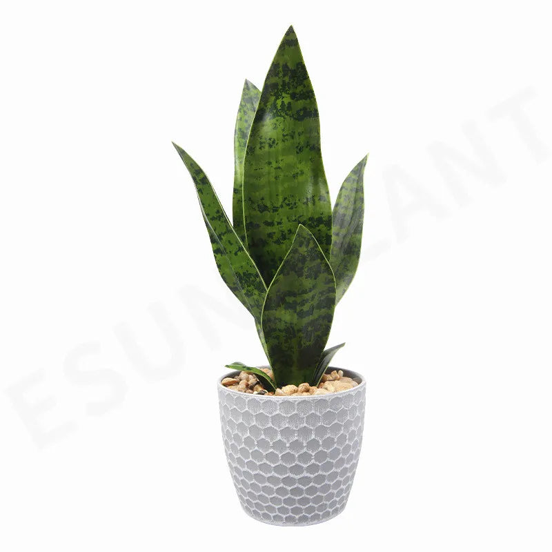 Artificial Succulents Plants House Decoration Accessori Tropical Fake Long Leaf Bonsai Hotel Party Home Decor Photo Props