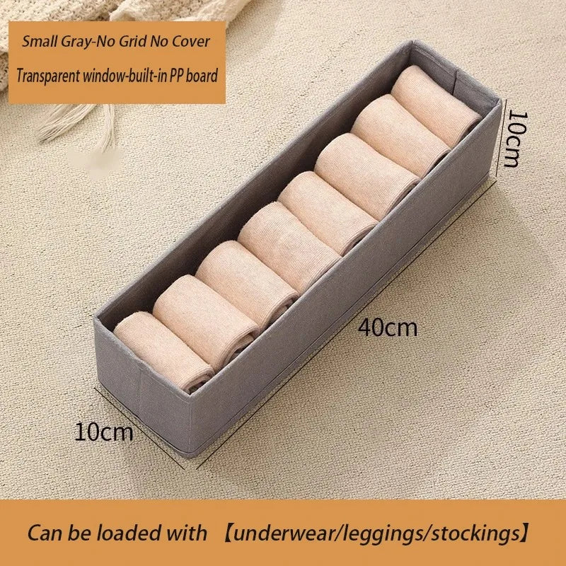 1Pcs Pants Storage Box Clothes Organizers of Cabinets and Drawers Fabric Foldable Boxes for Bedroom Wardrobe Organization Home 