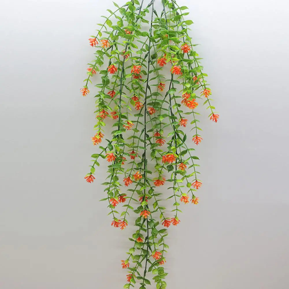 Artificial Plant Eucalyptus Camellia Plastic Wedding Festival Arch Wall Home Room Outdoor Garden Hanging UV Protection DIY Gifts