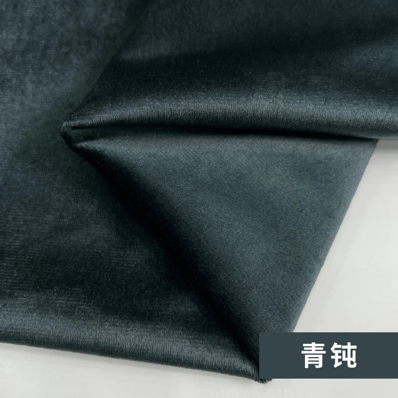 155 Cm Wide Velvet Fabric Dutch Velvet Solid Color Sofa Cover Pillow Cushion Curtain DIY Spring and Autumn Apparel Sewing Fabric