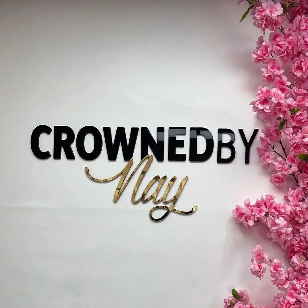 Custom Large Business Logo Sign Personalized Wall Mounted 3D Laser Cut Color Acrylic Wall Sign BeautySalon/Clinic Trademark Sign