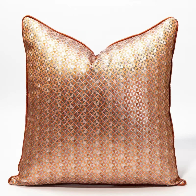 40 Style High Grade Cushion Cover 30x50/45x45/50x50CM Light Luxury Jacquard Pillowcase Champagne Blue Home Hotel Bed Sofa Decor