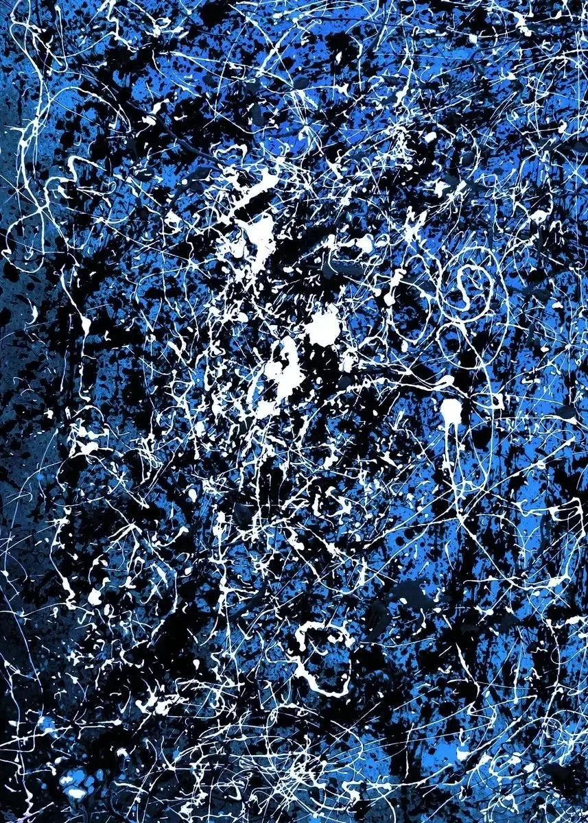Jackson Pollock Abstract Oil Paintings on Canvas Famous Art Prints for Living Room Wall Decor Modern Art Posters