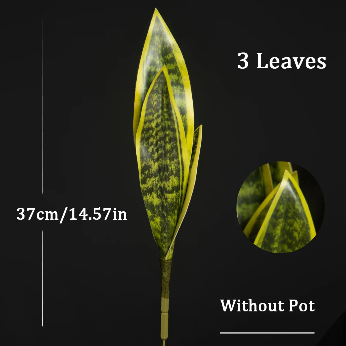 32/37cm Artificial Succulent Plants Fake Sansevieria Indoor Tiger Fur Tropical Faux Snake Plant Office Hotel Balcony Home Decor
