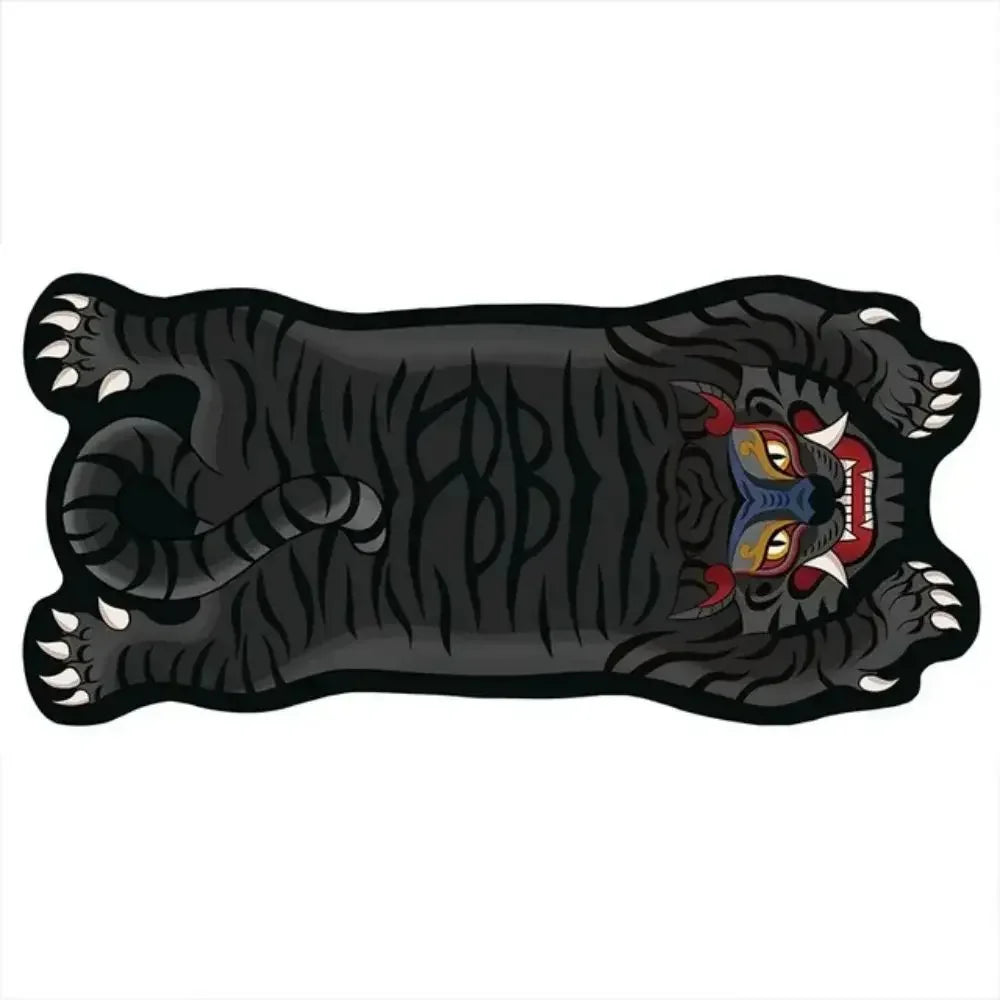 VIKAMA Tiger Diatomite Kitchen Carpet Thickened Oil-resistant Dirty-drying Floor Mats Bathroom Balcony Entrance Non-slip Mats