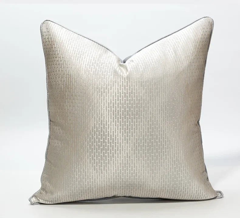 40 Style High Grade Cushion Cover 30x50/45x45/50x50CM Light Luxury Jacquard Pillowcase Champagne Blue Home Hotel Bed Sofa Decor