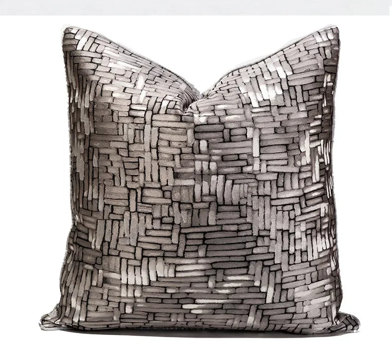 40 Style High Grade Cushion Cover 30x50/45x45/50x50CM Light Luxury Jacquard Pillowcase Champagne Blue Home Hotel Bed Sofa Decor