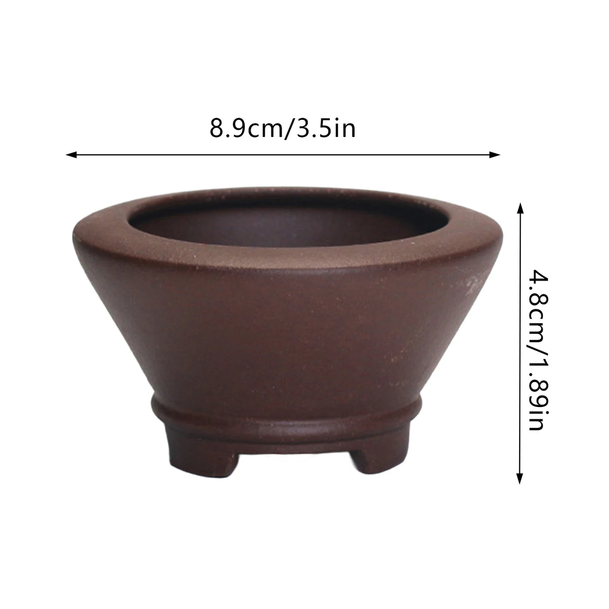 Chinese Style Bonsai Pots Breathable Stoneware Bonsai Pots With Holes Chinese Style Bonsai Flowerpot Ceramic Crafts for Garden