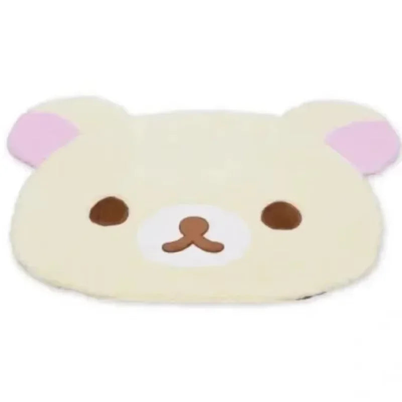 Kuna Bear Rilakkuma Carpet Relaxed Bear Cartoon Cute Korea Floor Mat Bedroom Soft Plush Floor Mat Home Bedroom Bedside Carpet