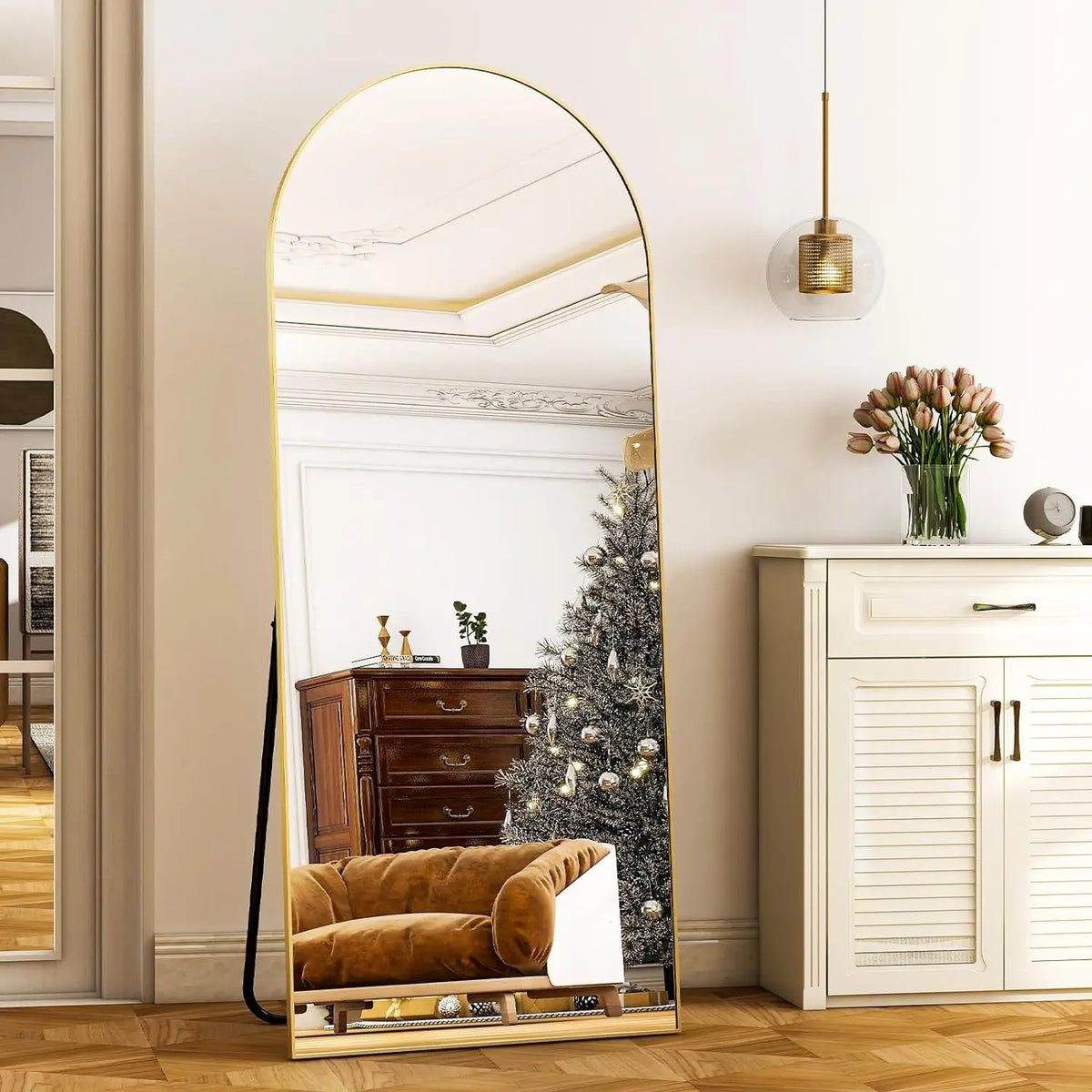 26" x 71" Full Length Mirror - Aluminum Alloy Frame Full Body Mirror - Extra Large Floor Mirrors for Bedroom, Living Room