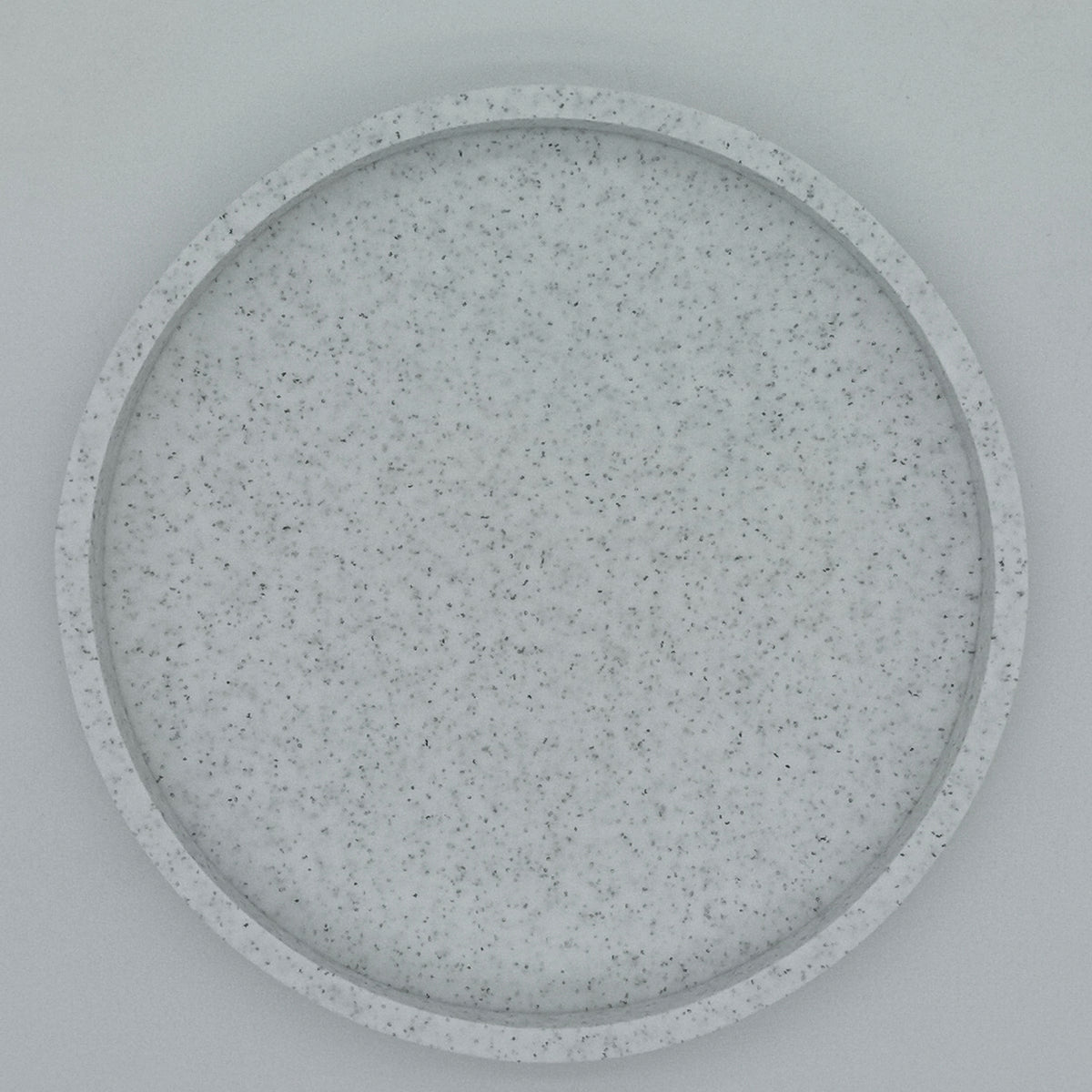 A Round Bathroom Tray, Decorative Vanity Tray, Silicone Soap Holder, Kitchen Countertop Organizer, Coffee Table Decoration, Suitable for Candles, Perfumes, Plants - Decorative Tray
