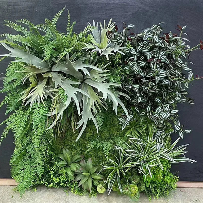 New Artificial Deer Antler Leaves Pteridophyte Artificial Flower Succulents Plants for Home Wedding Outdoor Floor Decoration