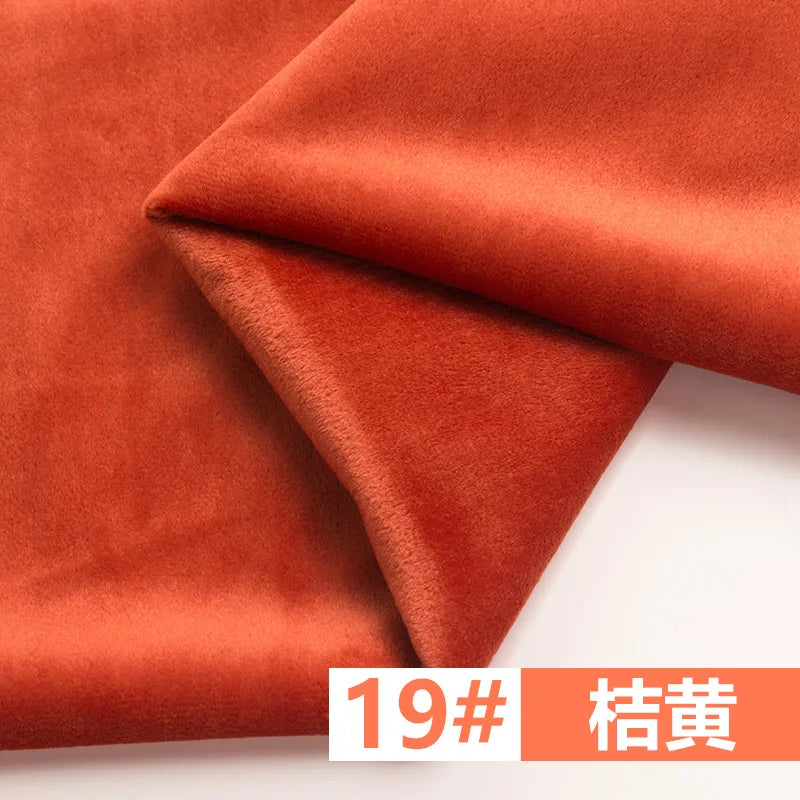 155 Cm Wide Velvet Fabric Dutch Velvet Solid Color Sofa Cover Pillow Cushion Curtain DIY Spring and Autumn Apparel Sewing Fabric