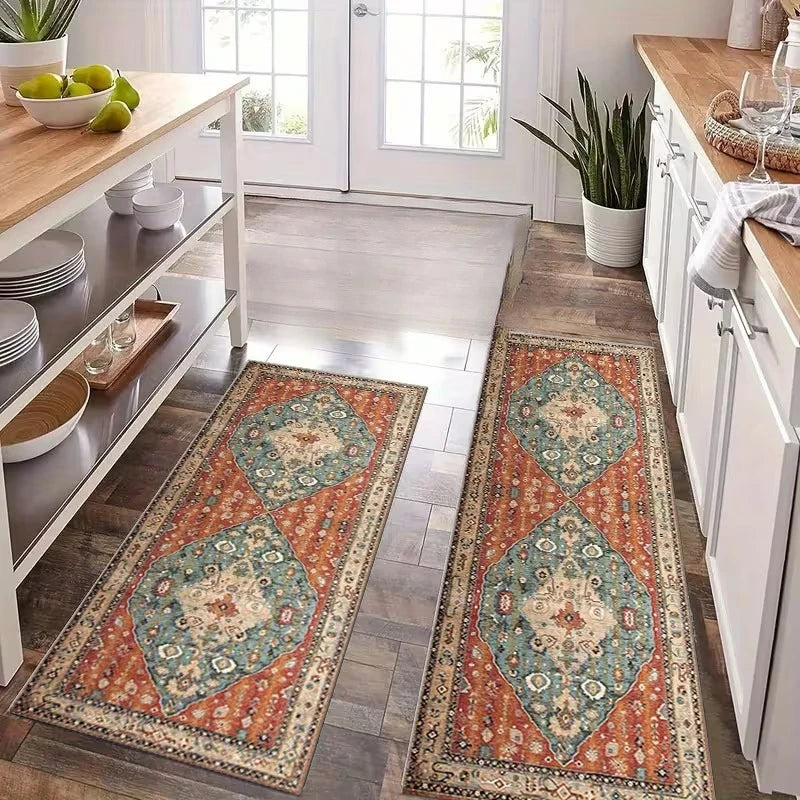 Hallway Runner Rugs Non Slip Machine Washable Carpet for Kitchen Entryway Living Bedroom Laundry Room Home Decoration