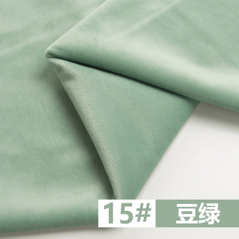 155 Cm Wide Velvet Fabric Dutch Velvet Solid Color Sofa Cover Pillow Cushion Curtain DIY Spring and Autumn Apparel Sewing Fabric