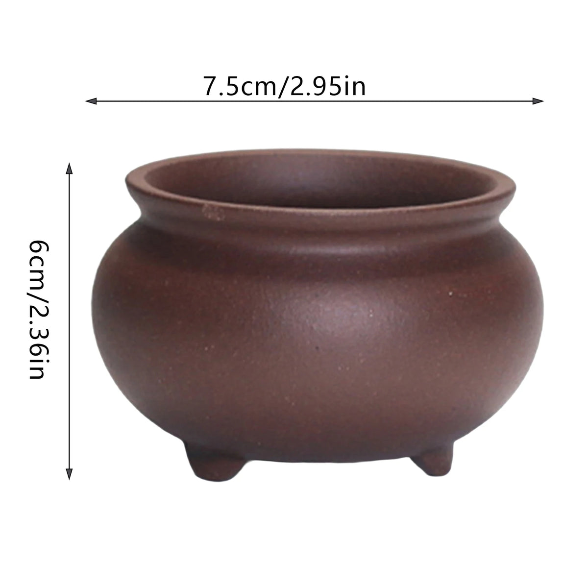 Chinese Style Bonsai Pots Breathable Stoneware Bonsai Pots With Holes Chinese Style Bonsai Flowerpot Ceramic Crafts for Garden