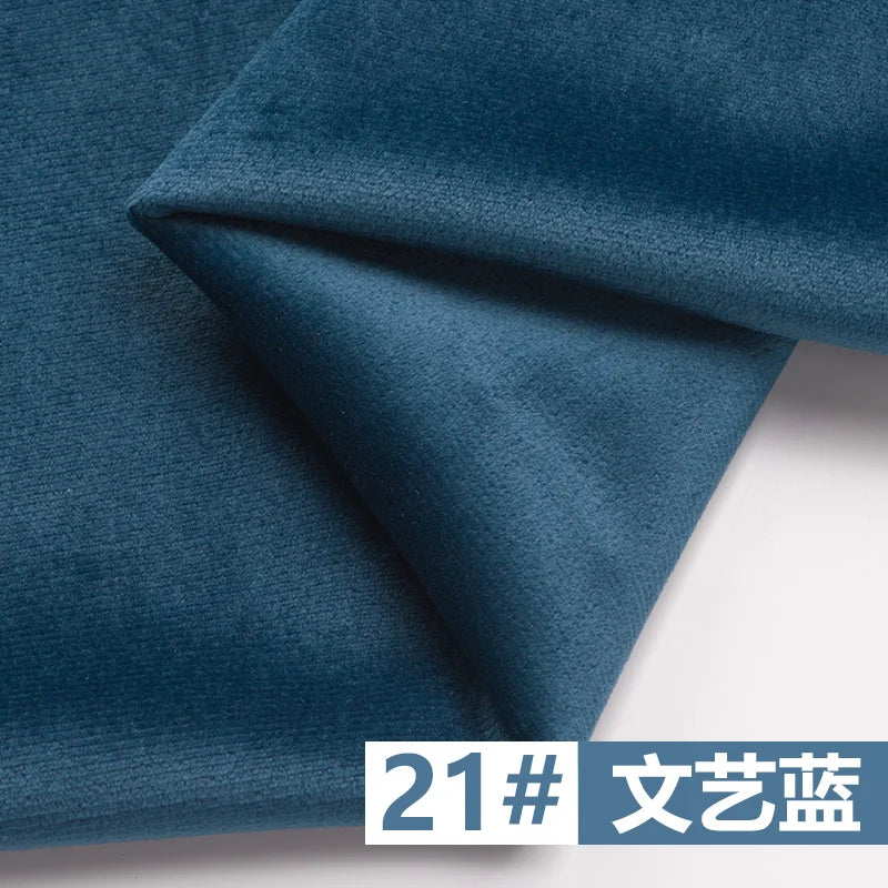 155 Cm Wide Velvet Fabric Dutch Velvet Solid Color Sofa Cover Pillow Cushion Curtain DIY Spring and Autumn Apparel Sewing Fabric