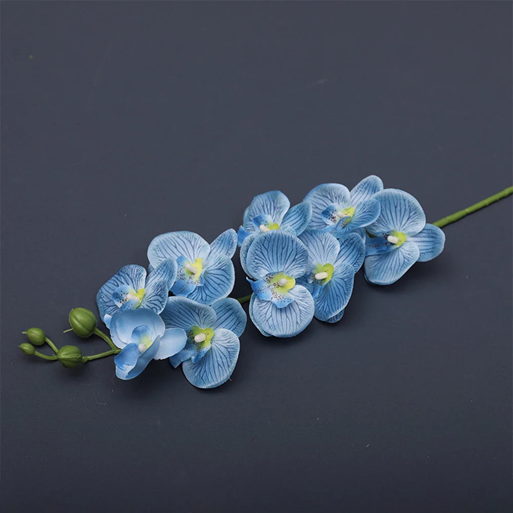 69cm Phalaenopsis Artificial Flower Branches Real Touch Faux Orchid Stems for Floral Arrangement Wedding Party Home Decoration