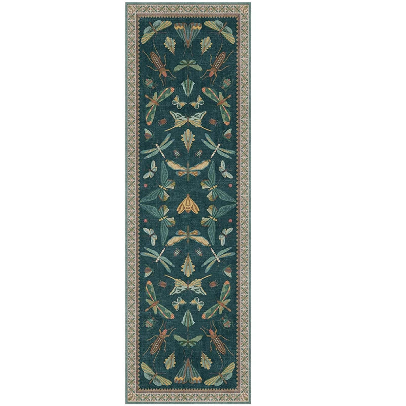 Corridor Carpet Runner Rug Hallway Long Strip Carpets Anti-slip Machine Washable Floor Mat Retro Style Home Decor Bedside Rugs