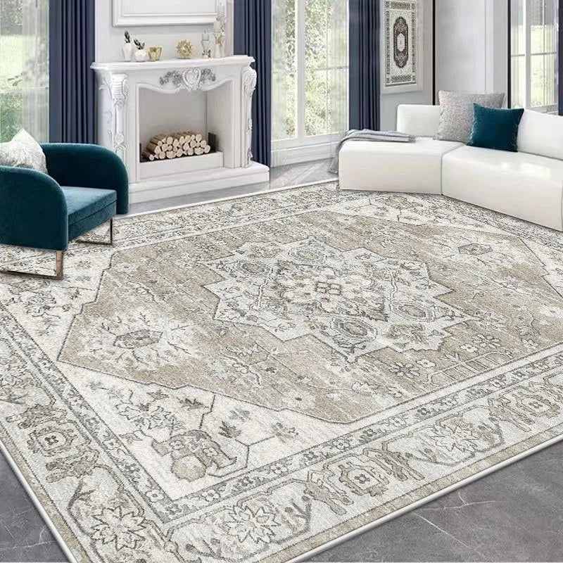 Ethnic Style Mats Retro Persian Style Living Room Sofa Floor Mat Homestay Carpet Fully Covered Bohemian Entrance Doormat Beauty