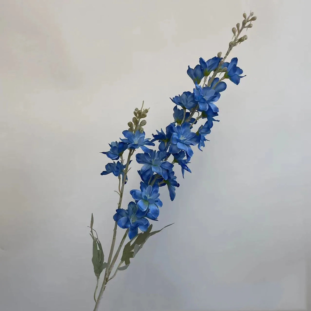 Yannew 3pcs 85cm Delphinium Artificial Flowers Long Stem Silk Hyacinth Wedding Flower Arrangements Decoration Home Room Decor
