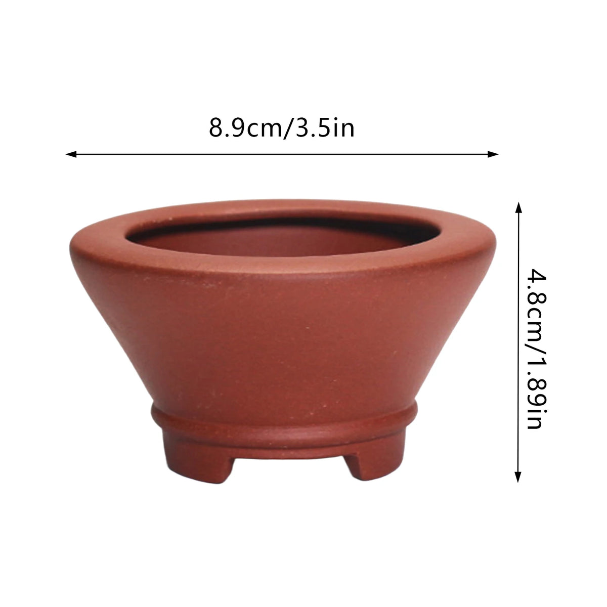 Chinese Style Bonsai Pots Breathable Stoneware Bonsai Pots With Holes Chinese Style Bonsai Flowerpot Ceramic Crafts for Garden