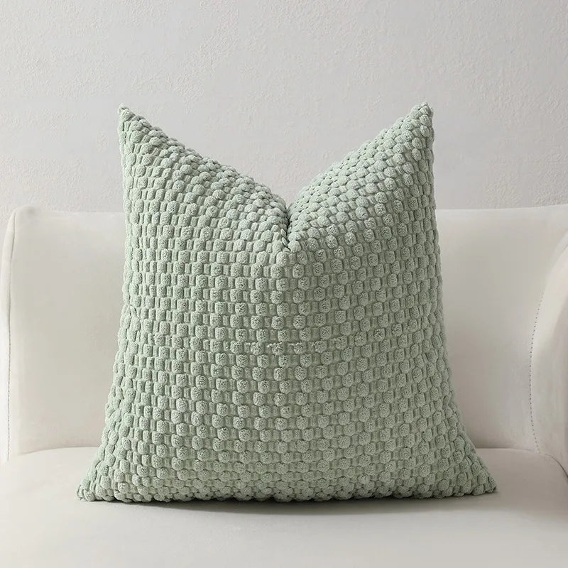 Cordury Pillow Covers - Modern Decorative Cushion Cases with Zipper Closure, Machine Washable, No Inserts Included