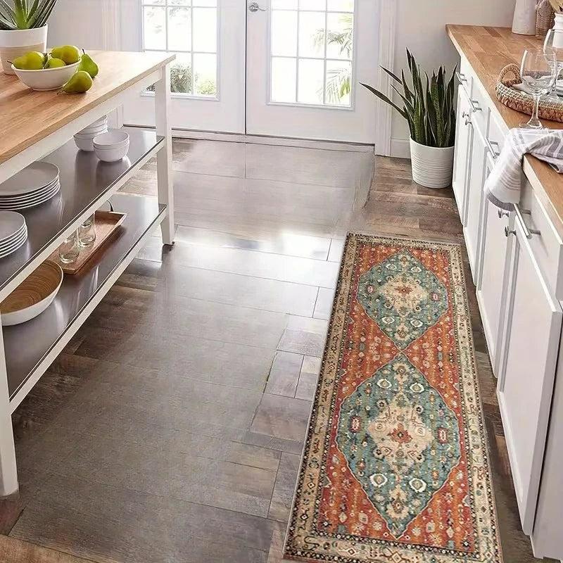 Hallway Runner Rugs Non Slip Machine Washable Carpet for Kitchen Entryway Living Bedroom Laundry Room Home Decoration
