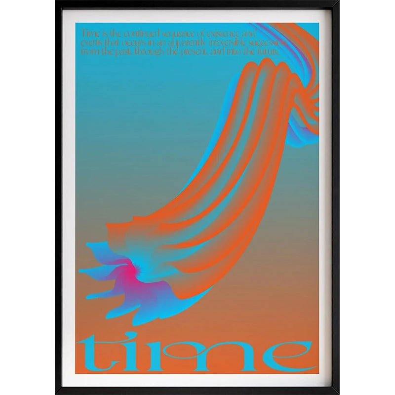 Retro Abstract Dopamine Classic Poster Minimalist Poster High Quality Printing Decoration Painting Home Decoration, Frameless