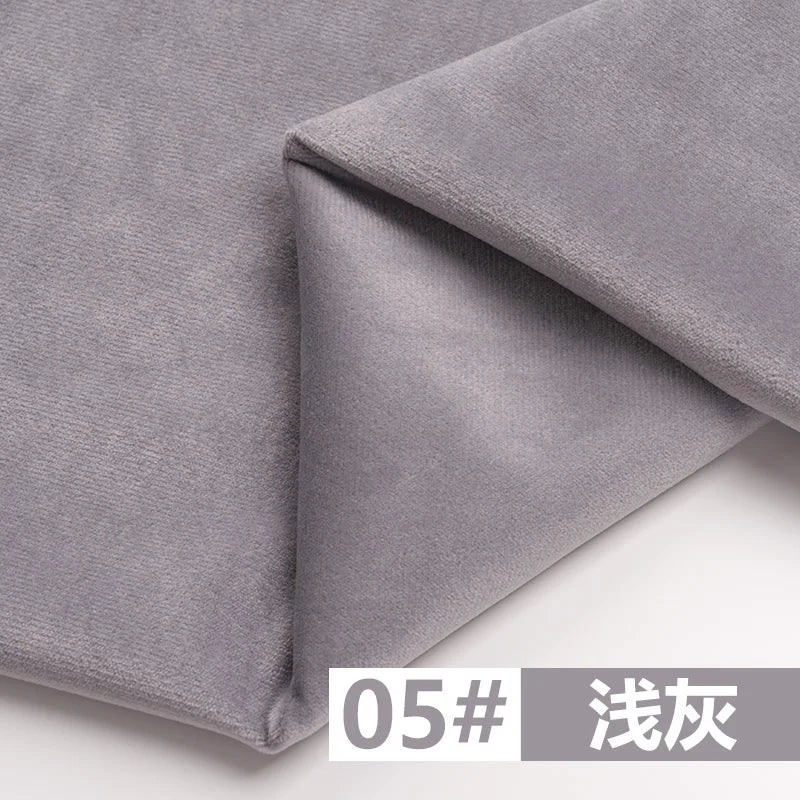 155 Cm Wide Velvet Fabric Dutch Velvet Solid Color Sofa Cover Pillow Cushion Curtain DIY Spring and Autumn Apparel Sewing Fabric
