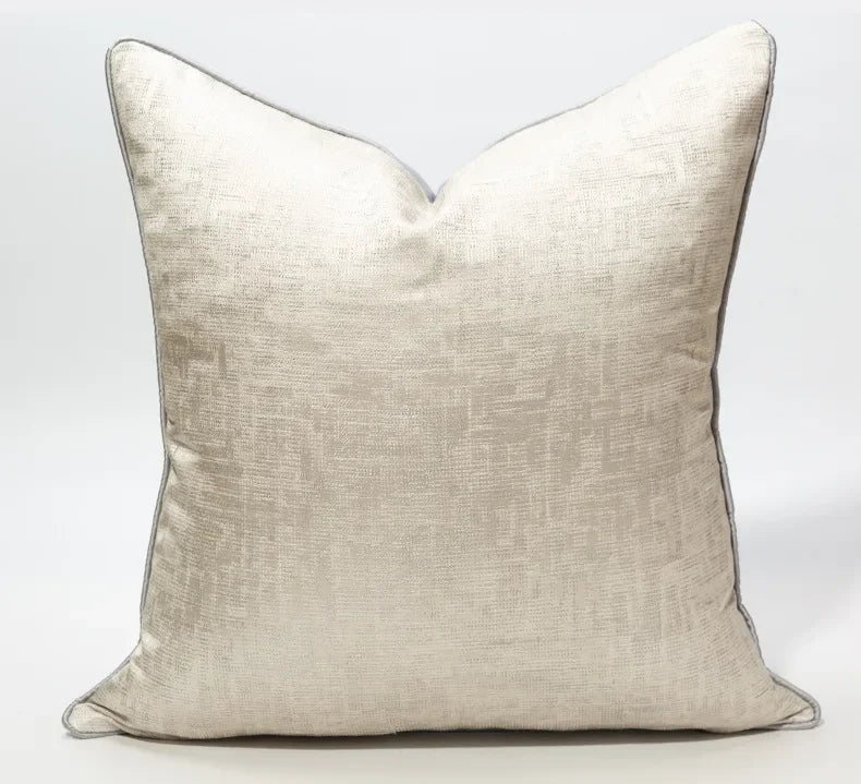 40 Style High Grade Cushion Cover 30x50/45x45/50x50CM Light Luxury Jacquard Pillowcase Champagne Blue Home Hotel Bed Sofa Decor