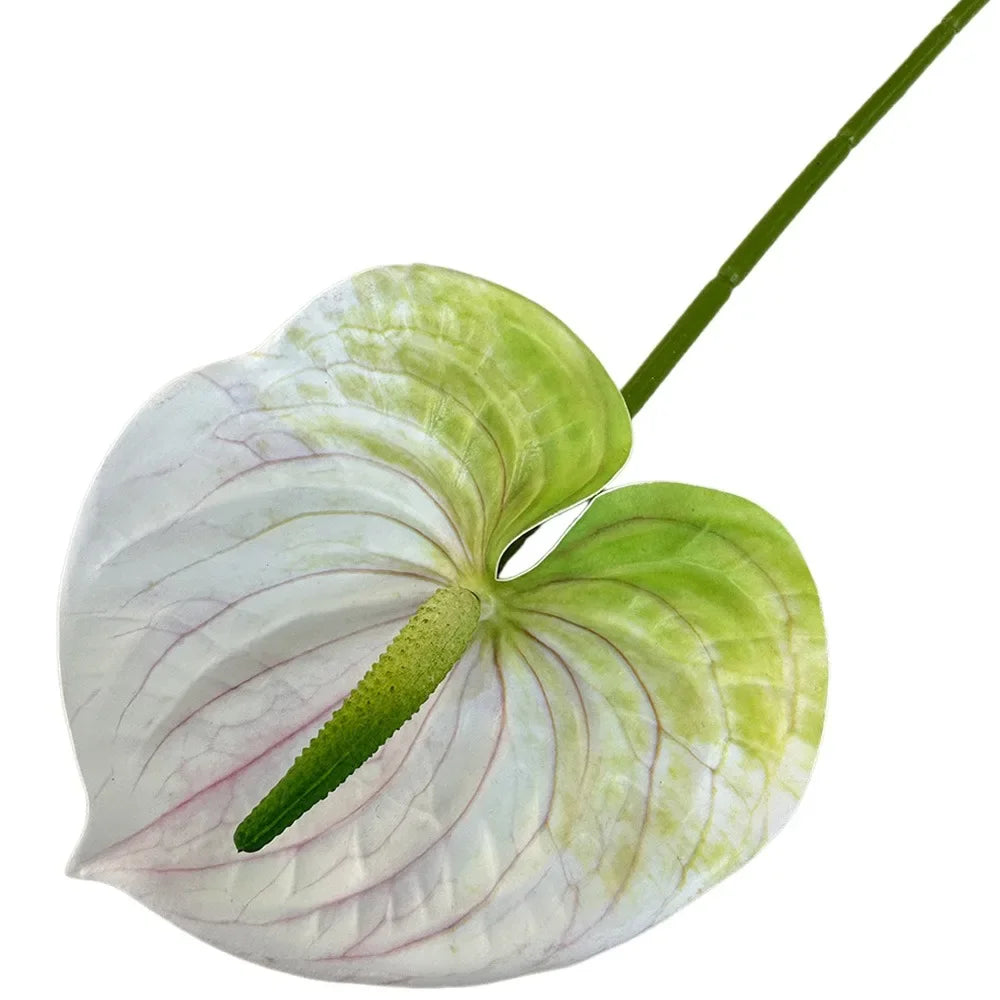 1PC DIY Decoration Artificial Flower New Landscape Long Stem PU Green Plant Artificial Flower Pole Lotus Pod Artificial Lotus