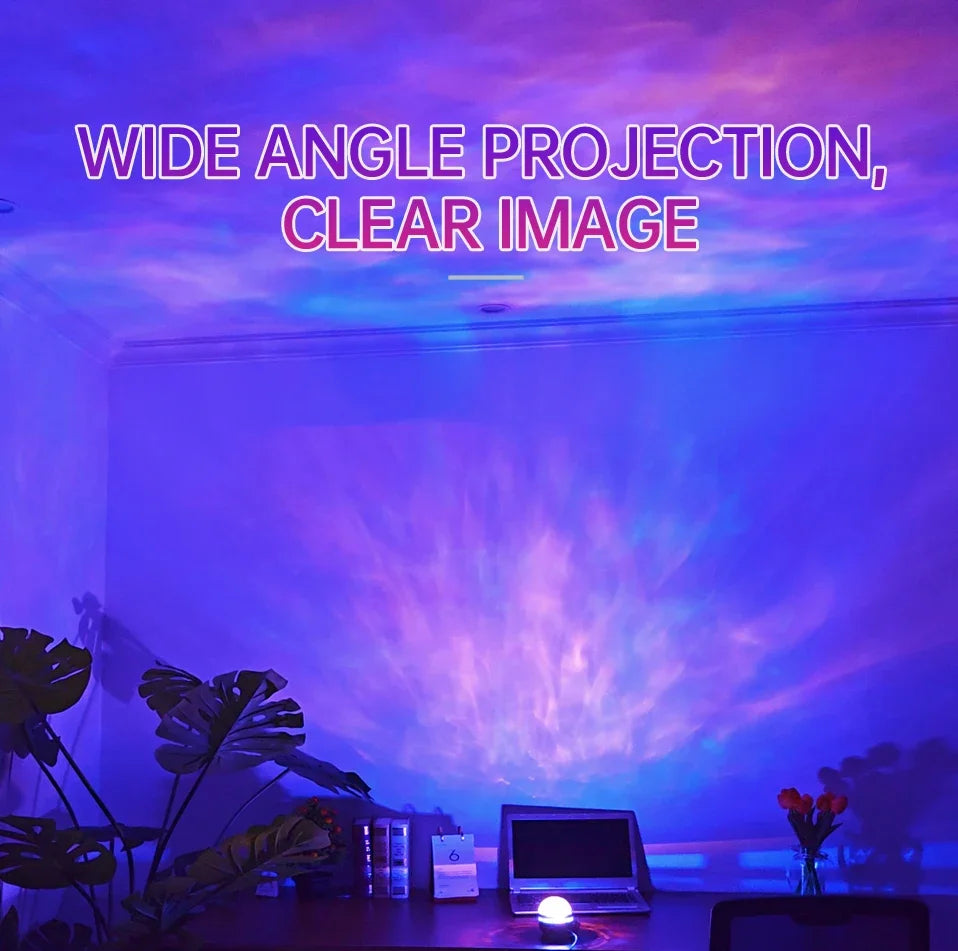 Northern Lights Starry Sky Projector LED Night Light with Remote Control USB A Variety of Styles for Home Bedroom Party Decor