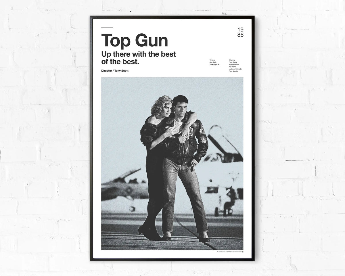 Classic Movie TV Series Breaking Bad/The Sopranos/Top Gun Simple Modern Home Wall Decor Painting Canvas Poster