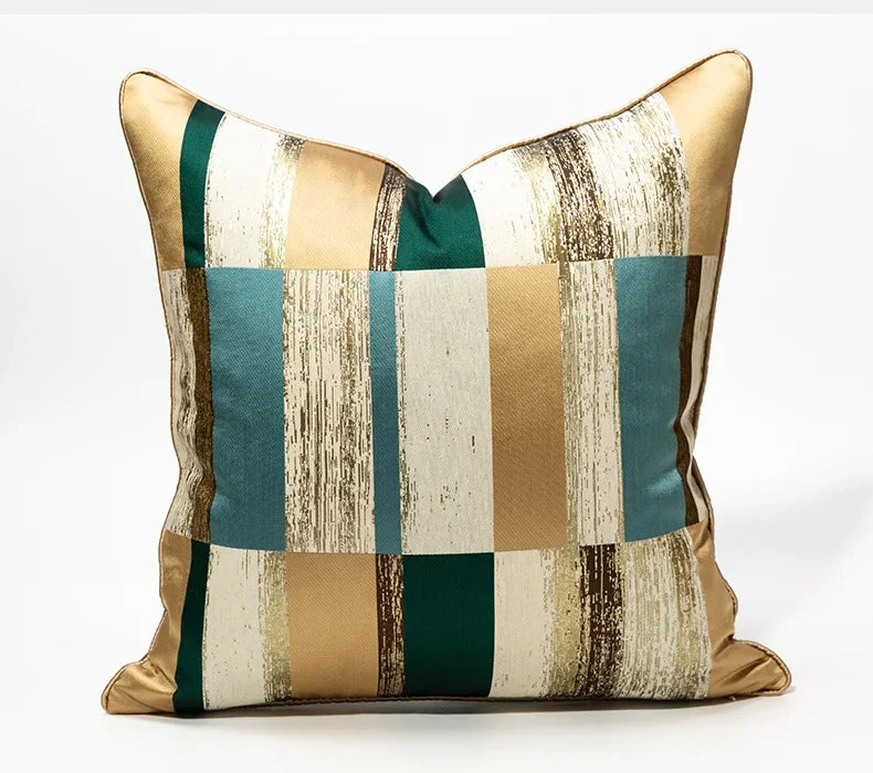 40 Style High Grade Cushion Cover 30x50/45x45/50x50CM Light Luxury Jacquard Pillowcase Champagne Blue Home Hotel Bed Sofa Decor