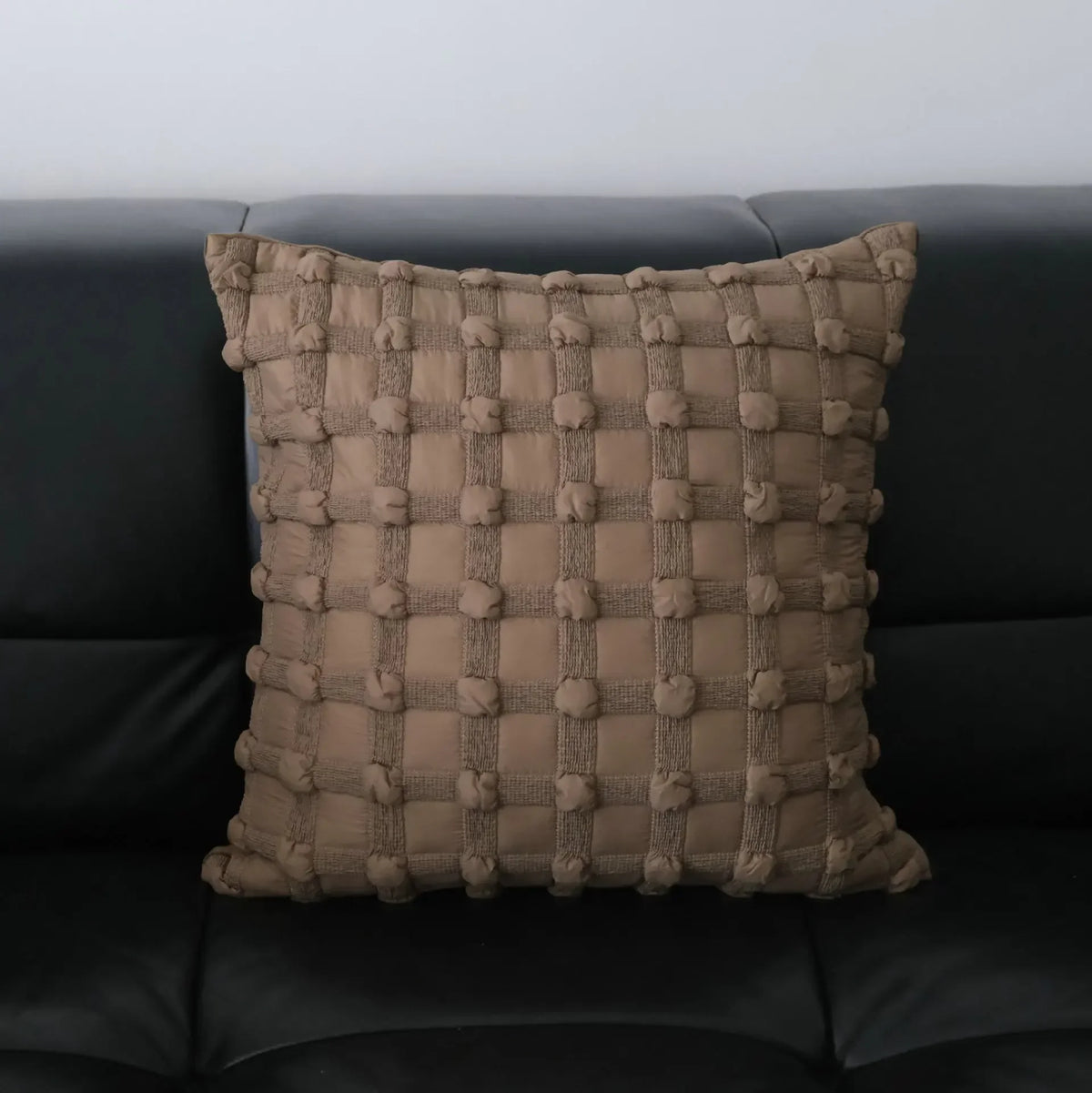 Brown Maillard Cushion Cover Modern Striped Design Decorative Pillow Covers Square Sofa Headboard Pillowcase Home Decor