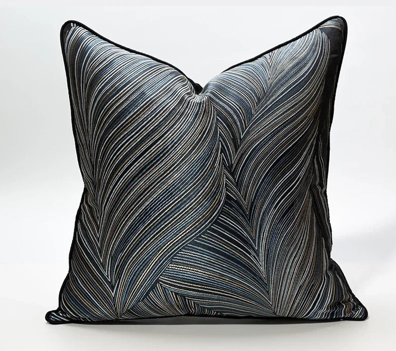 40 Style High Grade Cushion Cover 30x50/45x45/50x50CM Light Luxury Jacquard Pillowcase Champagne Blue Home Hotel Bed Sofa Decor