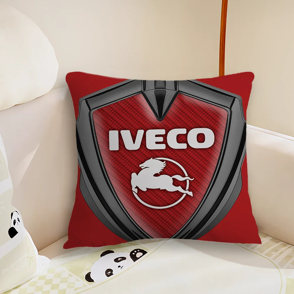 cushion cover Comfortable soft Car Pillow Case for Sofa Living I-IVECO Room Home office Decor Protective Covers