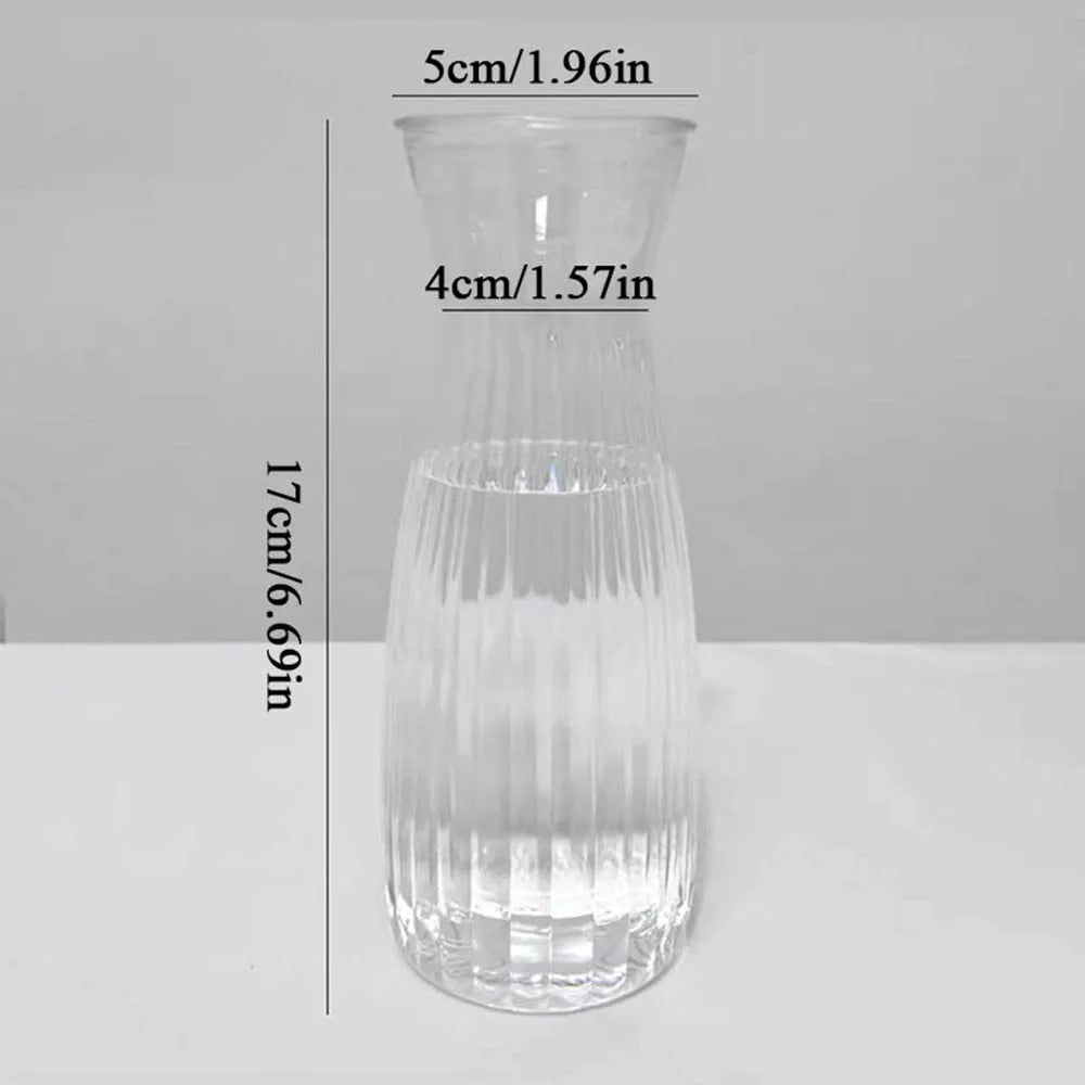 Nordic Transparent Plastic Vase Flower Arrangement Container Creative Hydroponic Plant Flower Vases Home Living Room Desk Decor